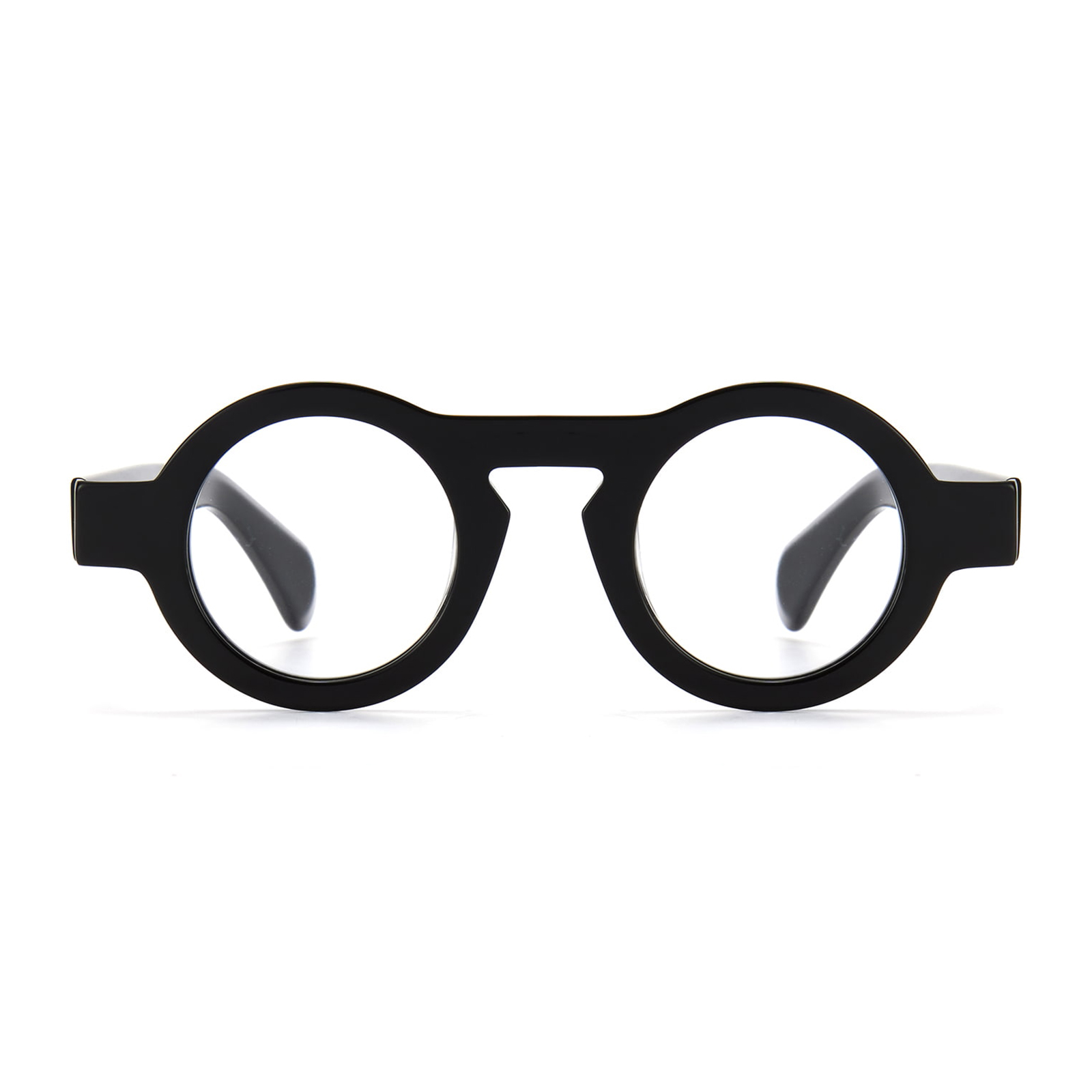 RD29001 Rock malé acetátové okuliare s okrúhlym rámom